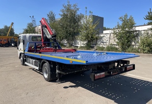 JAC N90 ЭВАКУАТОР СО СДВИЖНОЙ ПЛАТФОРМОЙ КМУ NR 811T 2S (4т)